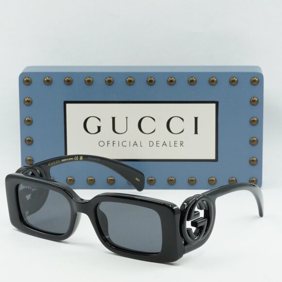 Gucci GG1325S 001 Square Sunglasses - Black main image 4